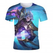 王者荣耀T恤阿轲短袖吕布男女装潮流个性时尚百搭青少年潮流圆领